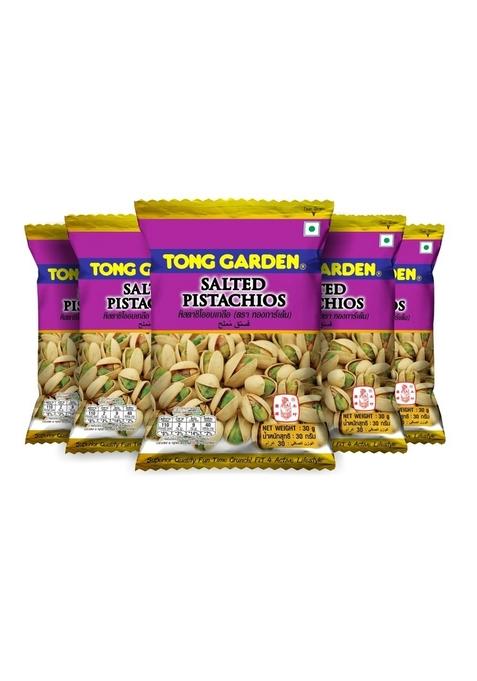 Tong Garden Imported 30Gm Salted Pistachios | Pista Dry Fruit Delicious Nutritious Rich In Dietary Fiber Protein Pack Of 5