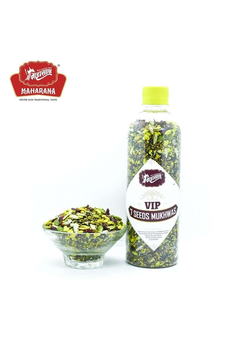 Maharana 7 Seeds Mukhwas With Premium And Natural Quality Mixed Healthy Types Of Mouth Freshener After Lunch Dinner Ya Anytime The Day For Digestion Your Health 1 - Indya