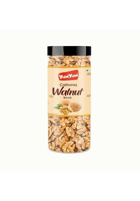 Yum Pure Walnuts Akhrot 150G Jar Crunchy Nuts Rich In Dietary Fibre Protein Magnesium