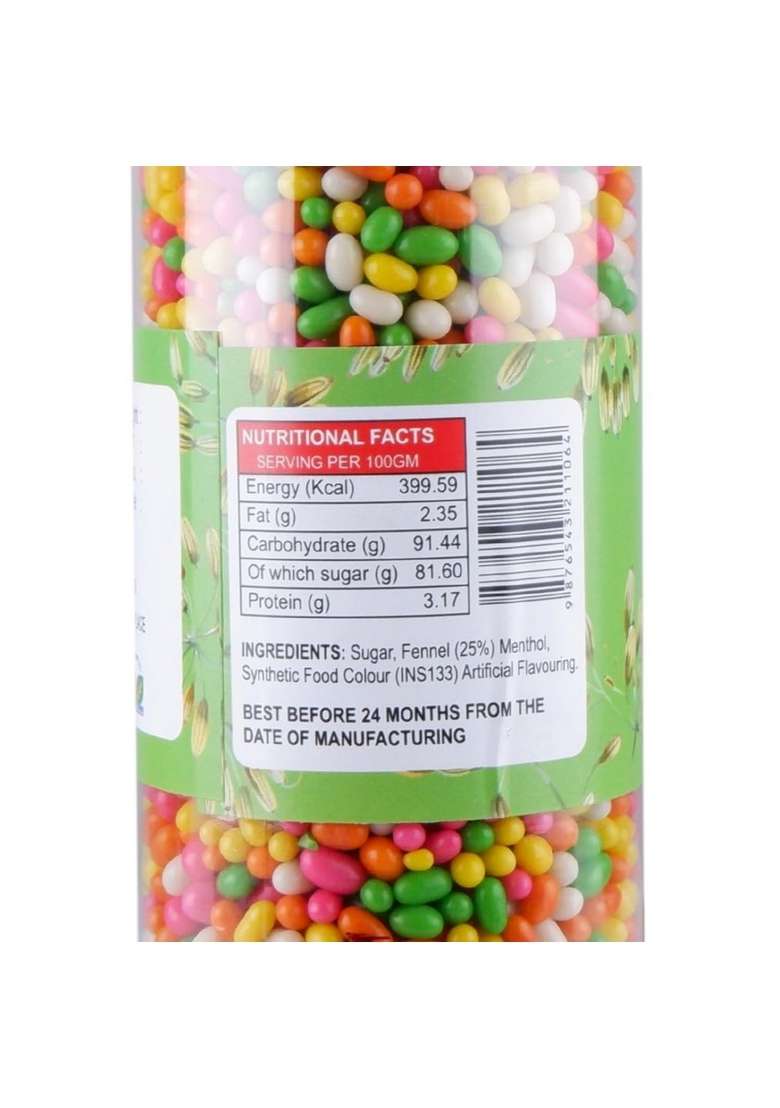 Tarvik Tini Mini Mouth Freshener Mix After Meal Digestive Saunf Traditional Indian Mukhwas Variety 185G Pack Of 1 - Indya