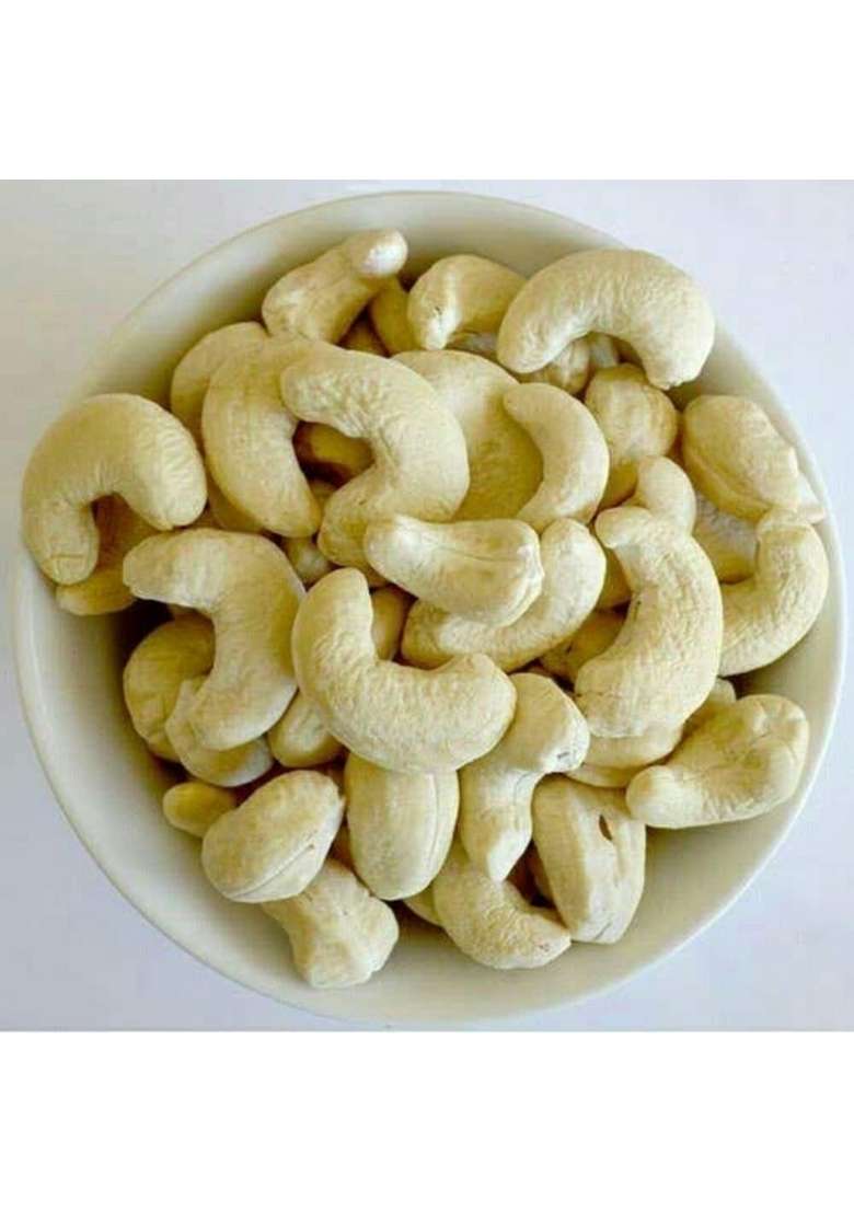 Organic Grocery 100 Natural Crunchy Premium Whole Cashews 1Kg W320 Nutritious Delicious Nuts Kaju | Gluten Free Source Of Minerals Vitamins Dry Fruits Jar Pack Diwali Celebration Gift Hamper - Indya