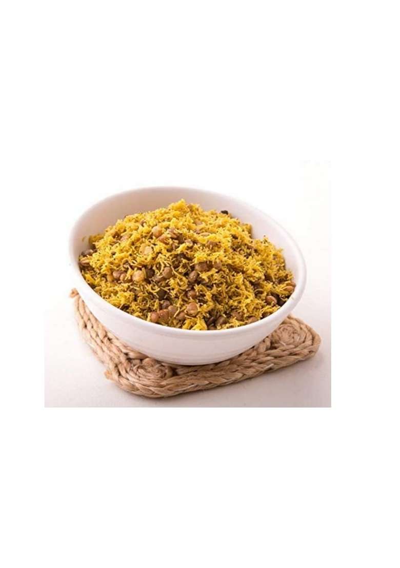 Okhli Musal Brand Moth Dal Gujarati Farsan Dalmoth Namkeen Biji||Made With 100 Groundnut Oil||No Additives Preservatives||100 Handmade||No Palm Oil||Party Snack Evening Snacks 150G 2Pack - Indya