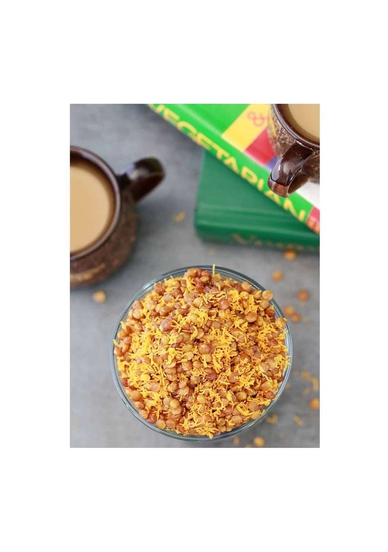 Okhli Musal Brand Moth Dal Gujarati Farsan Dalmoth Namkeen Biji||Made With 100 Groundnut Oil||No Additives Preservatives||100 Handmade||No Palm Oil||Party Snack Evening Snacks 150G 2Pack - Indya