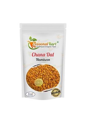 Seasonalkart Homemade Chatpata Chana Dal Namkeen 400Gms Spicy Masala Snacks| Chemical Free| Healthy Indian Snacks|No Added Preservatives|