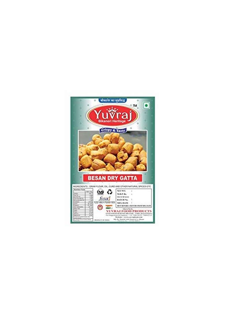 Yuvraj Food Product Gatta Besan Dry Kasuri Methi Mix Bikaneri Hand Made Marwari Sukha Saag Products 1 Kg Pack - Indya