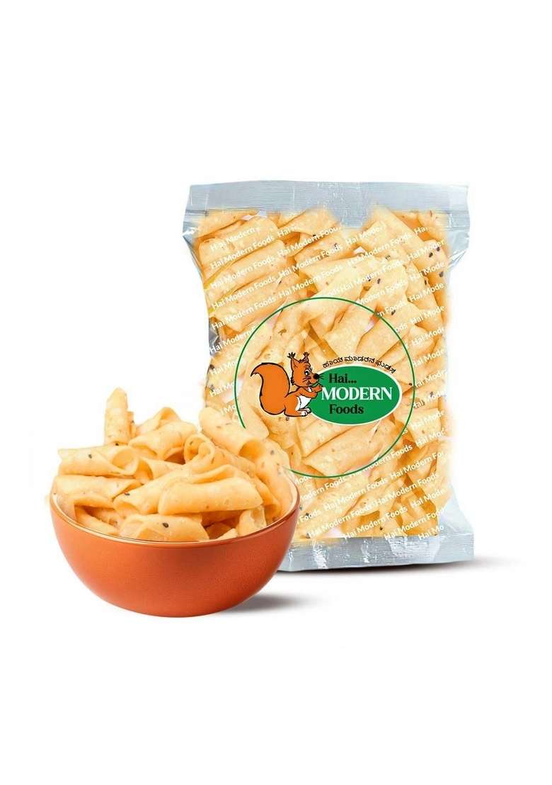 Hai Modern Foods Kuzhalappam Traditional Kerala Snack | Crispy South Indian Tea Time Delight Authentic Tubular Crunchy Made With Rice Flour Coconut Milk Shallots Spices Festive Everyday Treat Natural Handmade 500 G - Indya