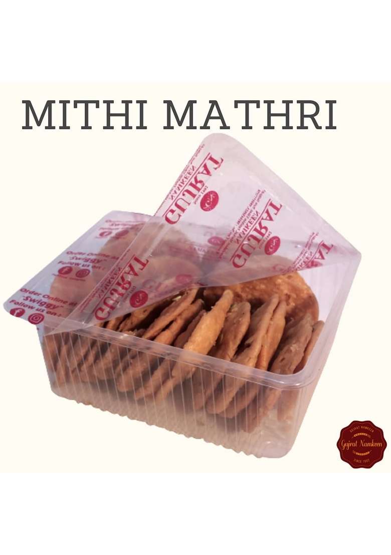 Gujrat Namkeen Homemade Chasanavali Meethii Mathi 400 Grams Pack Of 1 - Indya