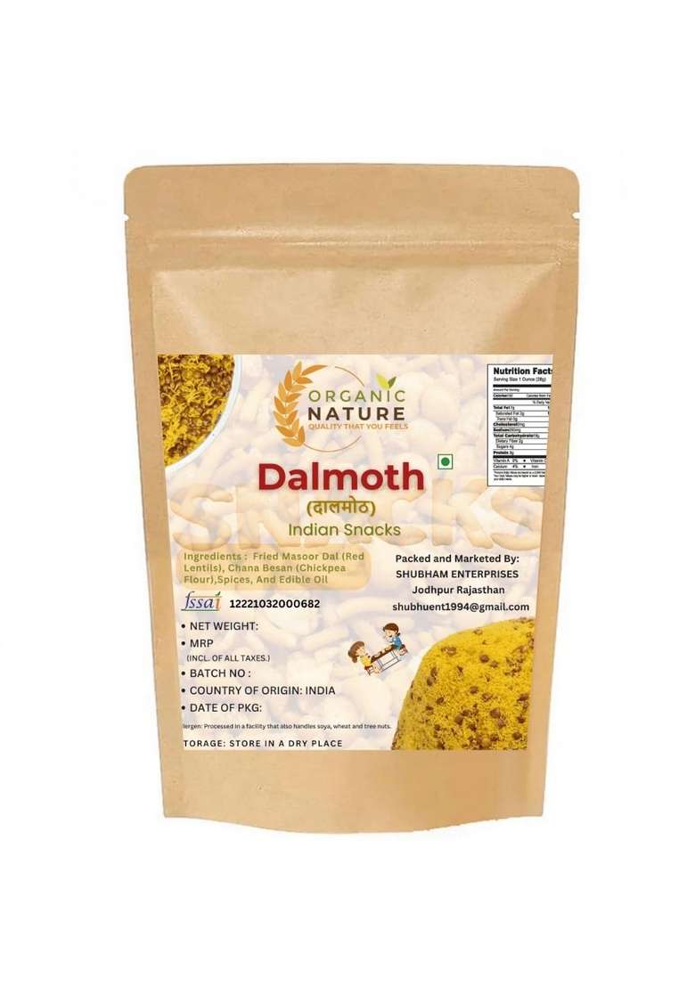 Organic Nature Dalmoth Mixture Namkeen Normal Spicy - Indya