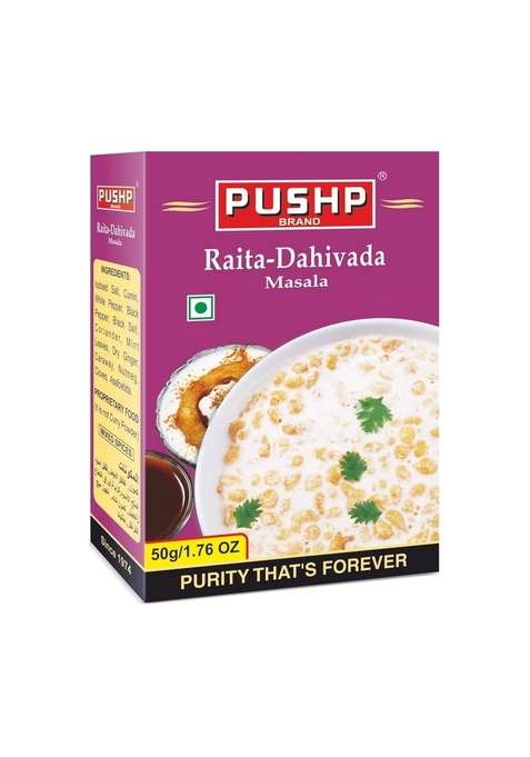 Pushp Brand Raita Dahivada Masala 50G