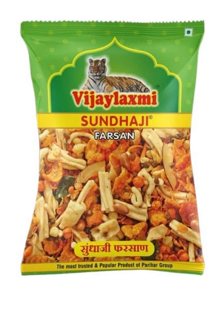 Vijaylaxmi Agro Plast Sundhaji Farsan | Spicy Natural Flavouring Agent Tea Time Munchies To Spend With Family 500 Gm - Indya