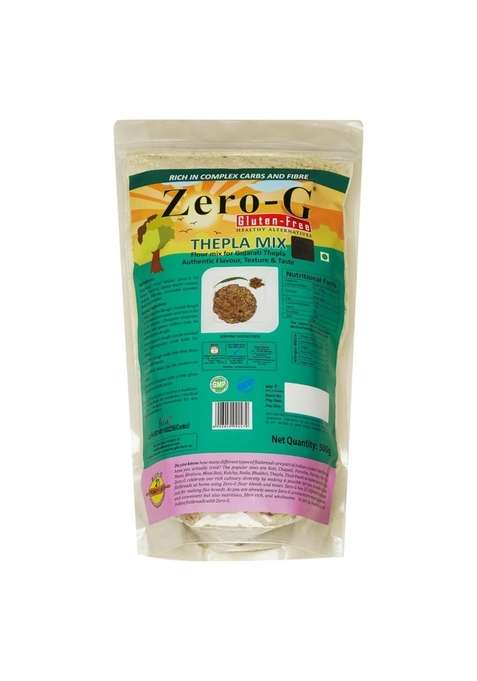 Zero G Gluten Free Thepla Mix 500 Pouch Authentic Gujarati Flavor | Blend Healthy Alternatives Snacks Rich In Dietary Fibre
