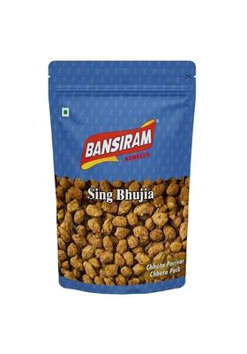 Bansi Ram Bansiram Namkeen | Shing Bhujia Spicy Peanut Snack Traditional Indian Whole Tasty Nuts Ready To Eat Perfect Tea Time Crunch 200G Pack