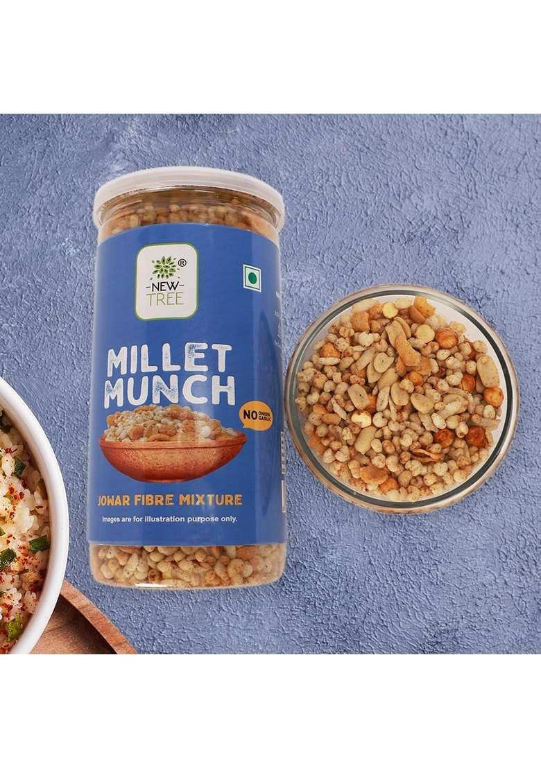 New Tree Millet Munch Jowar Fiber 210G - Indya