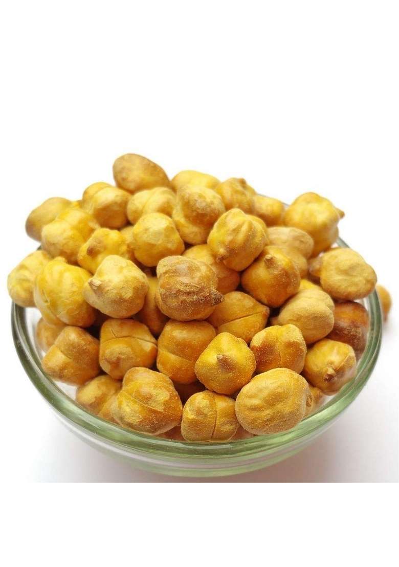 Organic Nature Roasted Masala Desi Chana For Health Chickpeas Namkeen Snacks Pack Of 400 Gram - Indya