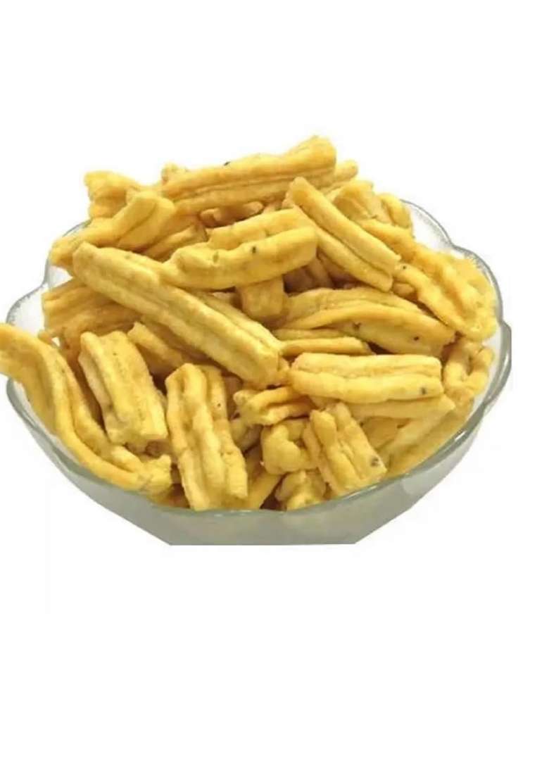 Brnow Berryz Soft Organic Gathiya Namkeen | Made With Besan Whole Spices Fried In Cold Pressed Groundnut Oil Healthy Indian Snacks No Preservatives 1Kg - Indya