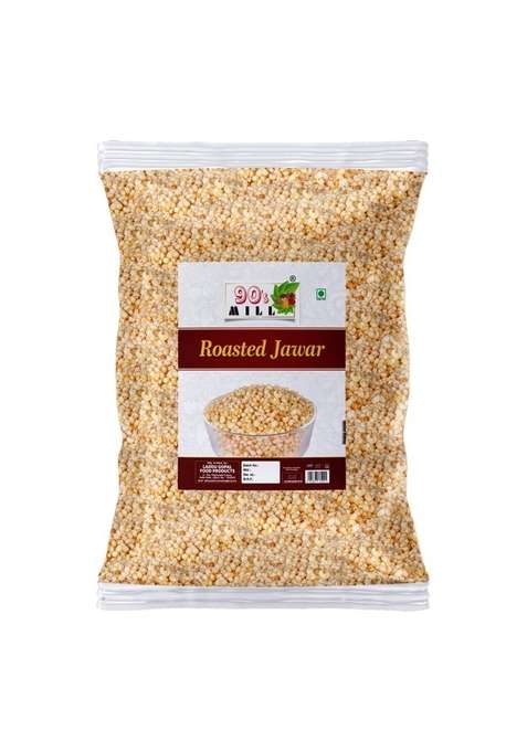 90'S Mill Amravati Authentic Sorghum Jowar Jawar Puff Kurmura Kurmure Murmura Murmure Snack | Crispy Namkeen Ready To Eat Snacks Preservatives Free Tea Time 1Kg 1Pack