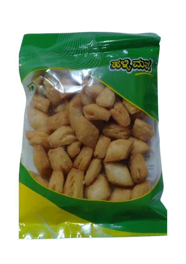 Halli Mane Shankar Pole – Crunchy Namkeen Snack Traditional Indian Sweet Savory Bites Healthy For Tea Time 200G Pack - Indya