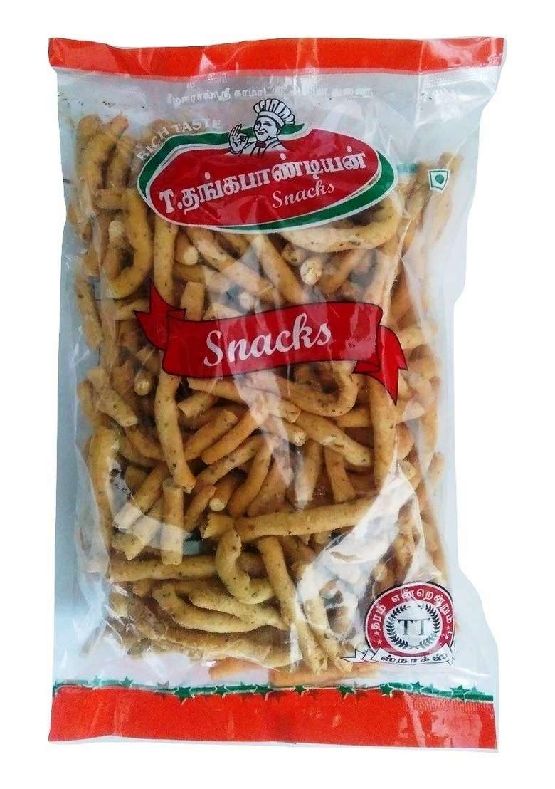 Thangapandiyan Thoothukudi Kara Sev 250 Gm Thangapandian Pepper Karasev Ks Karthik Kadalai Mittai 250Gm 750 Grams - Indya
