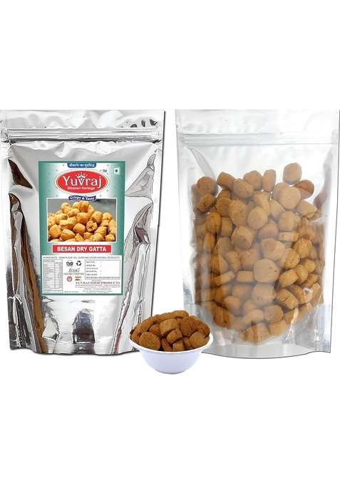 Yuvraj Besan Gatta Made By Kasuri Methi Pack Of 2 400 Gm X Bikaneri Hand Marwari Sukha Saag