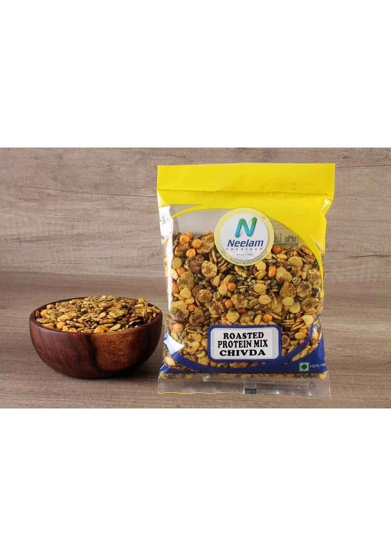 Neelam Foodland Roasted Protein Mix Chivda Perfect Snack Food Mixture To Munch Anytime 400G - Indya