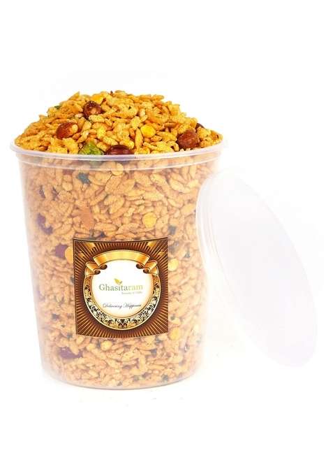 Ghasitaram Gifts Roasted Mahalaxmi Chiwda 300 Gms |Diwali Holi Rakhi Valentine Christmas Birthday Anniversary Gift For Her Him Mothers Day Fathers Day|