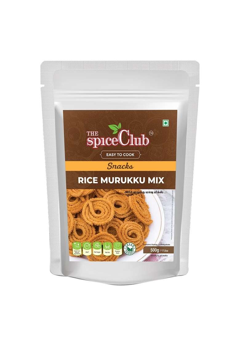 The Spice Club Rice Murukku Mix 500G Pack Of 2 - Indya