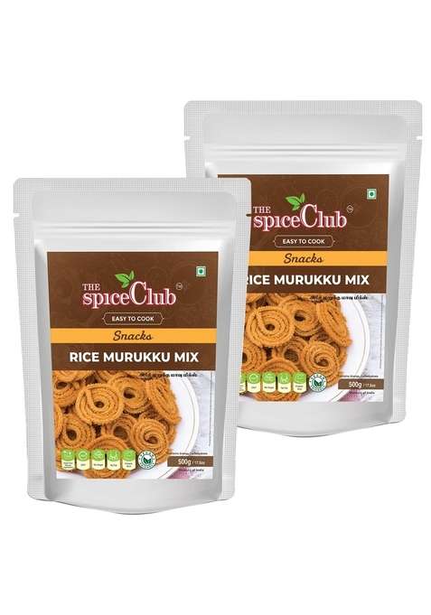 The Spice Club Rice Murukku Mix 500G Pack Of 2