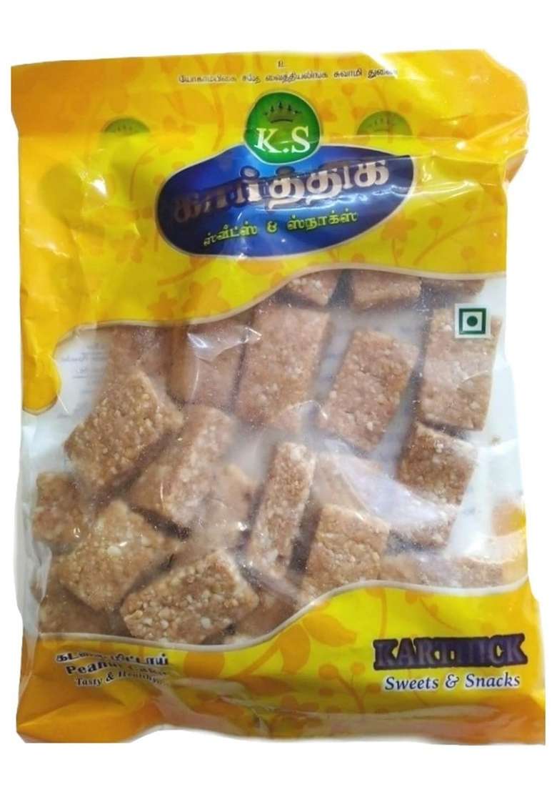 Thangapandiyan Thoothukudi Karasev 250 Gm Thangapandian Special Mixture Ks Karthik Ko Mittai Crushed Groundnut Chikky 200Gm 700 Grams - Indya