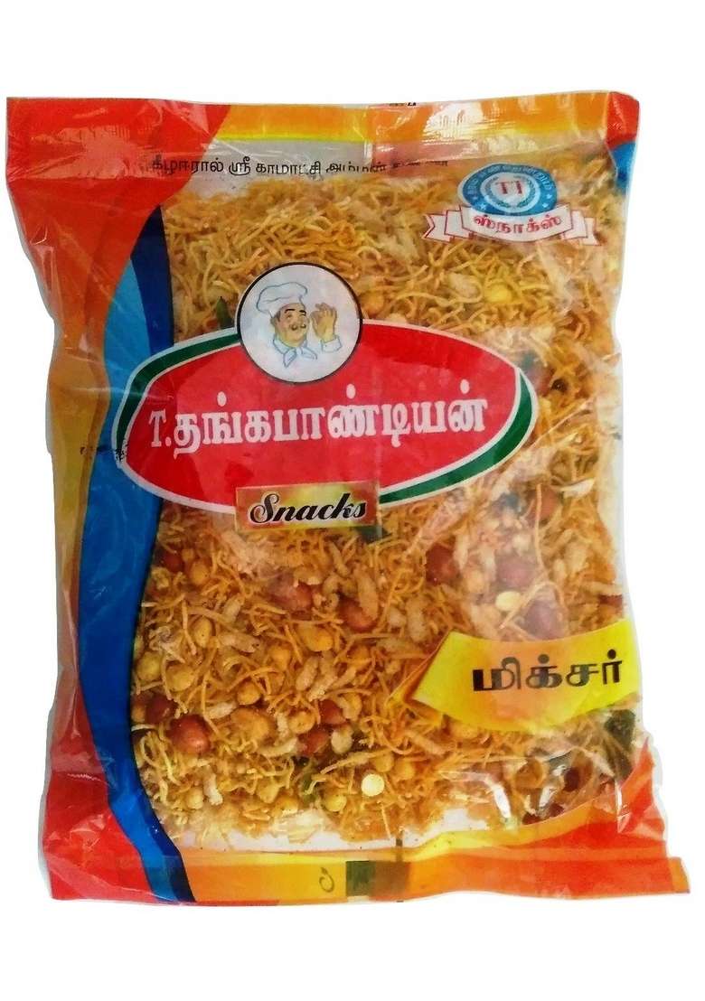 Thangapandiyan Thoothukudi Karasev 250 Gm Thangapandian Special Mixture Ks Karthik Ko Mittai Crushed Groundnut Chikky 200Gm 700 Grams - Indya