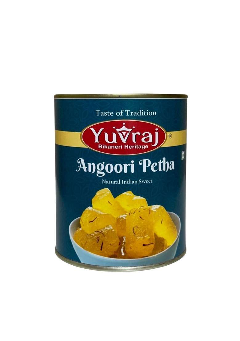 Yuvraj Sweets Angoori Petha 1 Kg X 4 Tin - Indya