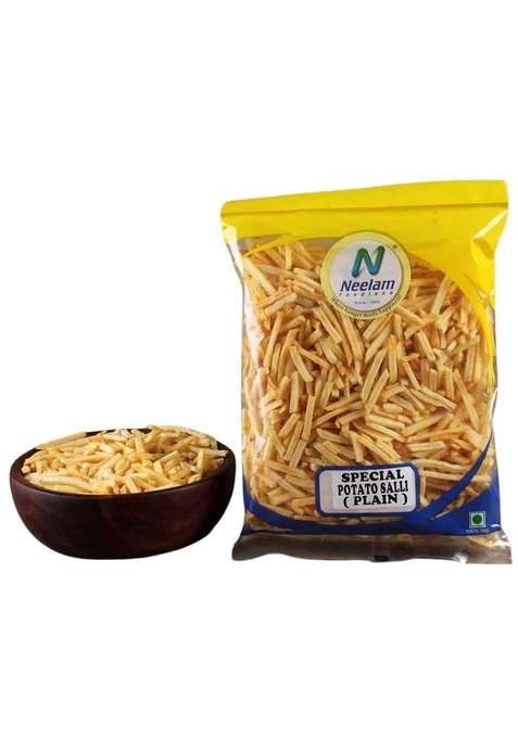 Neelam Foodland | Potato Salli Salted 400Gm