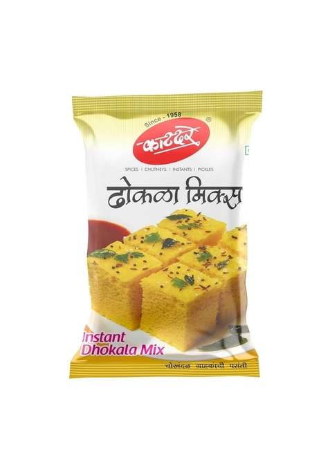 Katdare Dhokala Mix | Pack Of 4 200Gm Each Instant Indian Snack