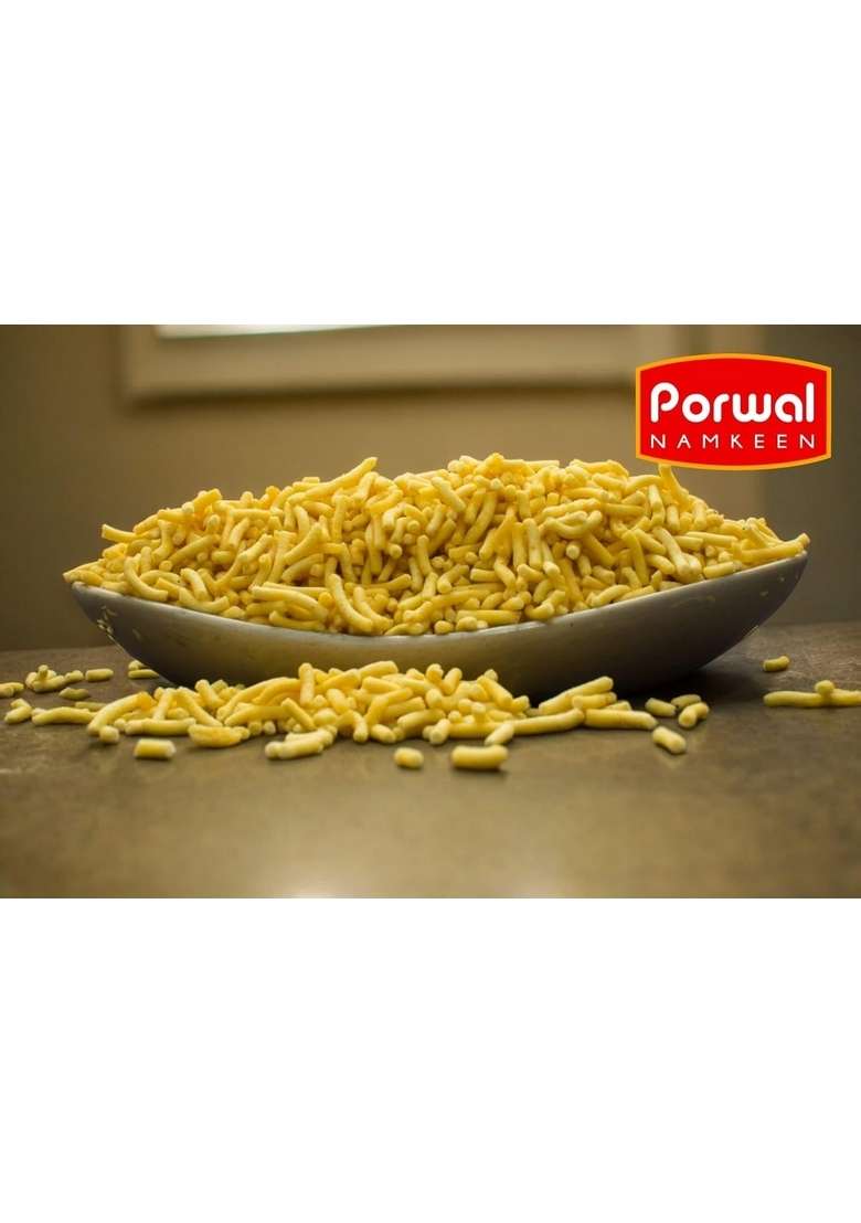 Porwal Namkeen Poha Sev Doodh Traditional Recipe Authentic Indian Taste 400 Gram - Indya