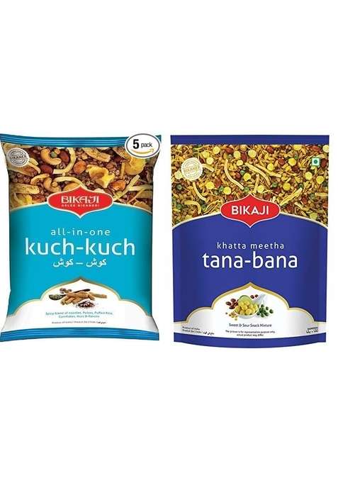 Pink Delight Bikaji Bikaneri All In One 400 Gm Khatta Meetha Gm| 800