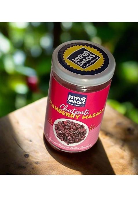 Joypur Snacks Chatpati Cranberry Masala | Tangy Spicy Sweet Healthy Snack With Real Cranberries 100G