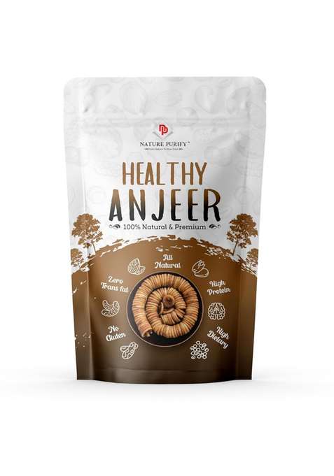 Nature Purify Premium Afghani Anjeer Figs 250Gm | Afghanistan Dry Anjir Dried Fruits For Body Mass Loss Good Physical Health Increases Immunity