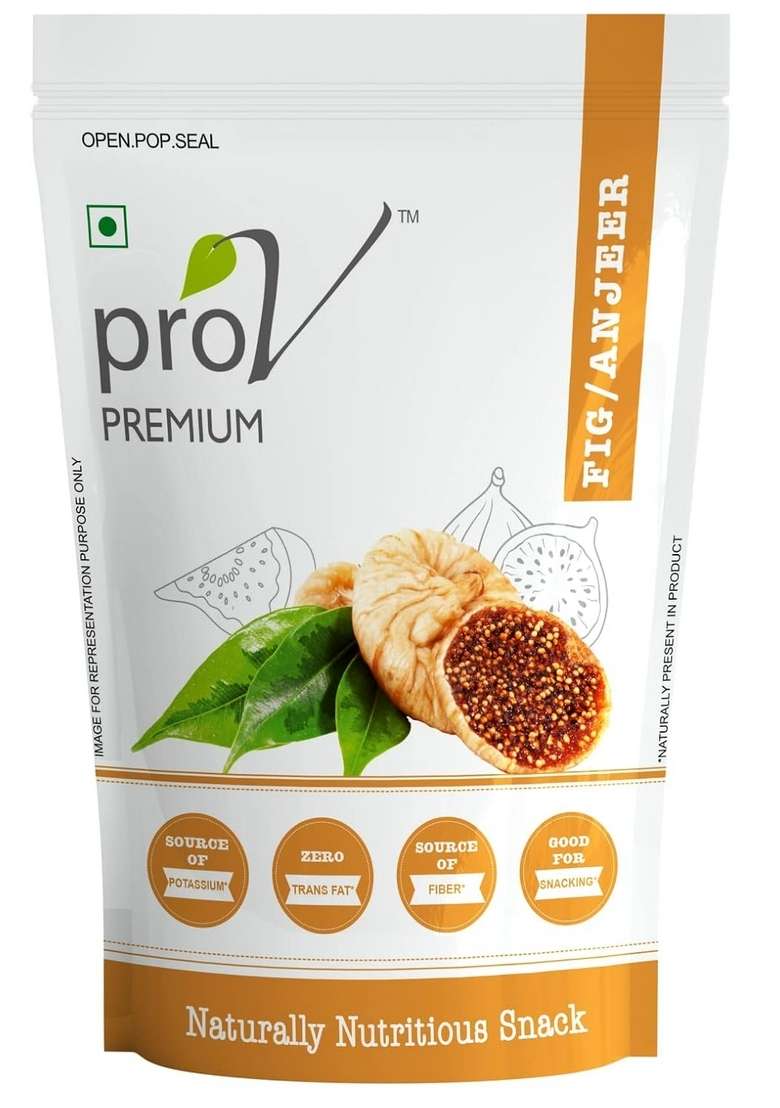 Prov Premium Figs 250Gm| Dried Fig Anjeer| Rich In Antioxidants| Fiber For Good Digestion| Healthy Tasty - Indya