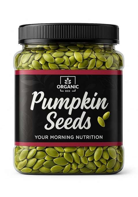 Organic Box Pumpkin Seeds Raw For Eating | Immunity Booster And Protein Rich Healthy Diet Snacks Diwali Gift Pack 1Kg