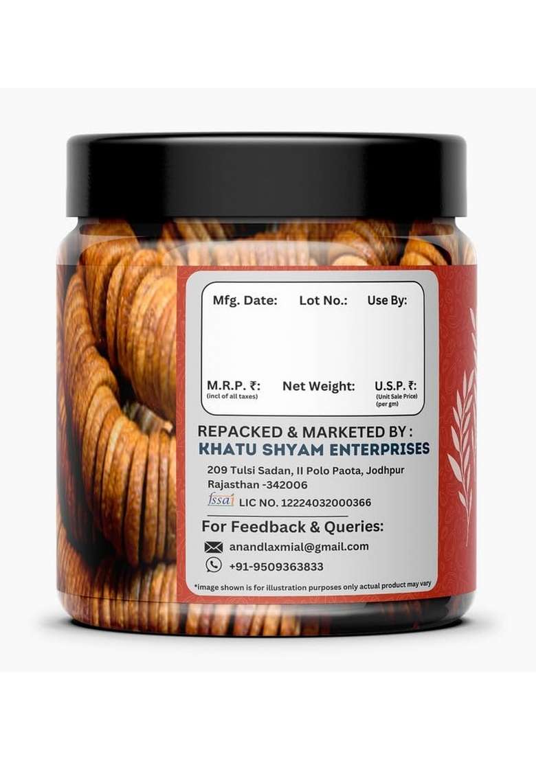 Al Anand Laxmi Premium Dried Afghani Anjeer | Rich In Fiber Calcium Iron Nutrients Soft Sweet Dry Fruit Healthy Snack 900Gm - Indya