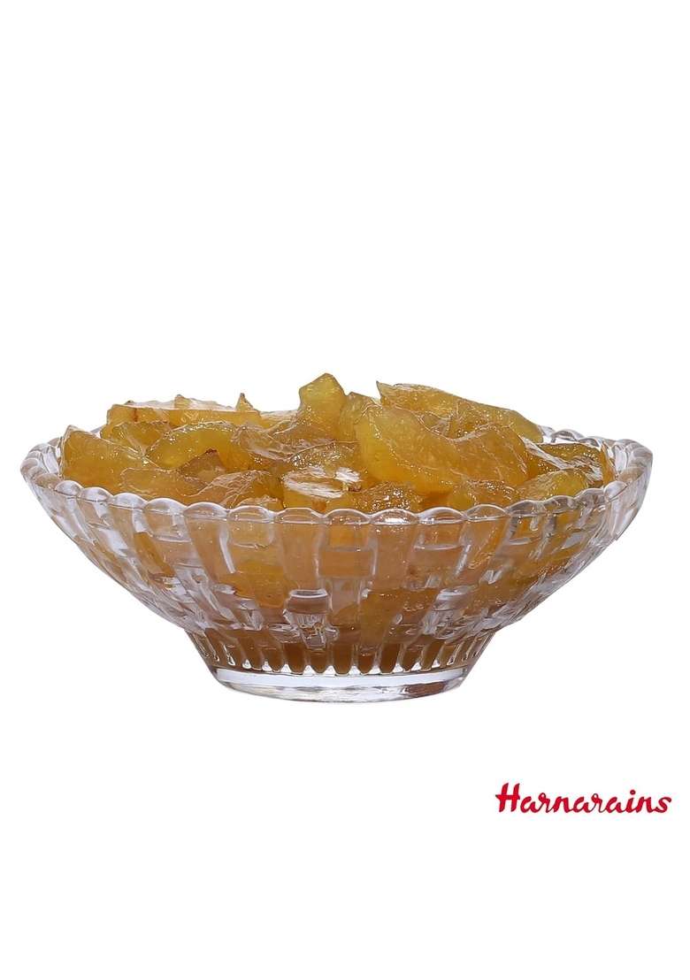 Harnarains International Old Delhi Murabba Amla Glazed Dry 900 Grams - Indya