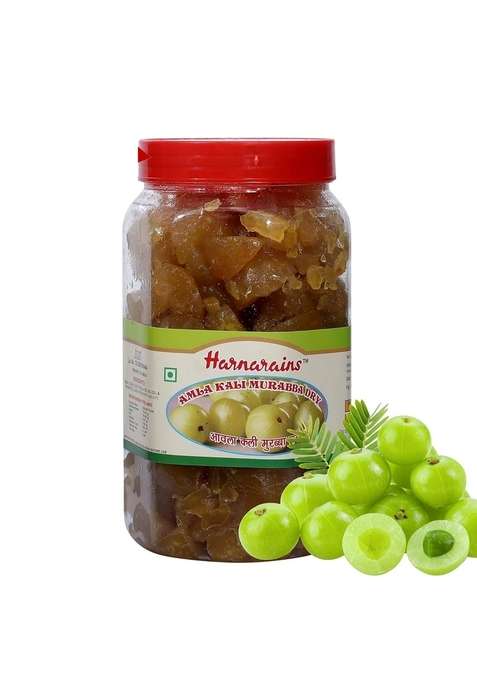 Harnarains International Old Delhi Murabba Amla Glazed Dry 900 Grams