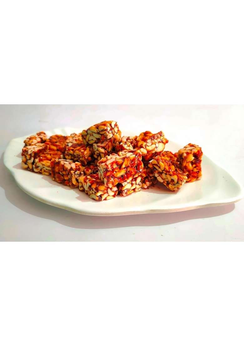 K S Kovilpatti Karupatti Kadalai Mittai Palm Jaggery Burfi 400Gm Pack Of 2 X 200Gm - Indya