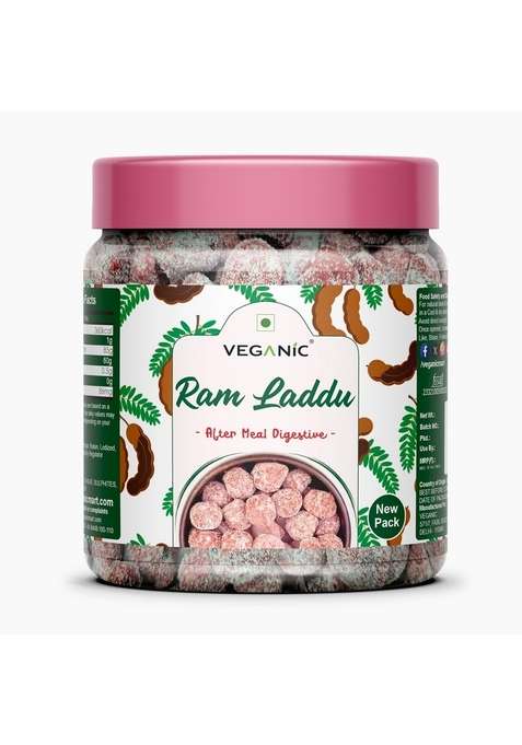 Veganic Organic Ram Laddu | Imli Tamarind Laddoo Candy Ladoo Pop Toffee 800 Grams