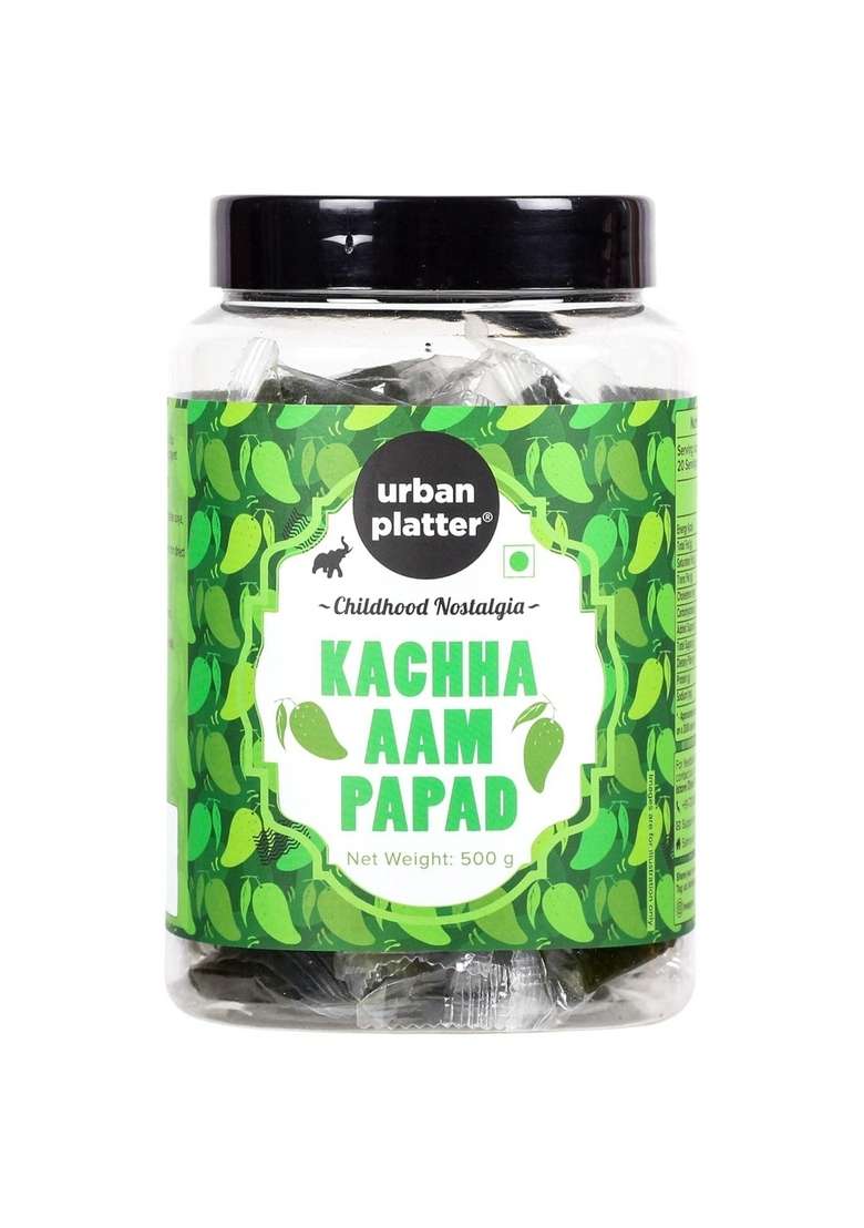 Urban Platter Kachha Aam Papad Keri 500Gram Fresh - Indya