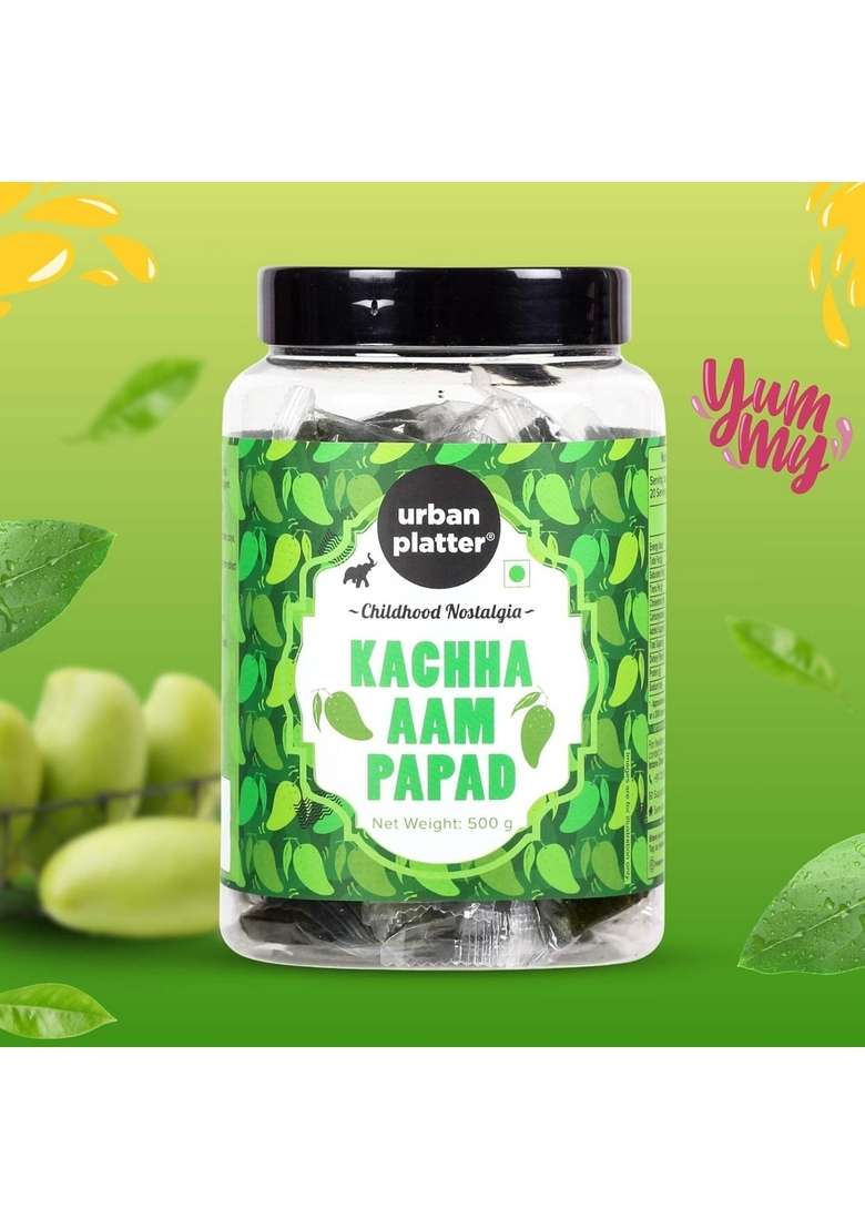 Urban Platter Kachha Aam Papad Keri 500Gram Fresh - Indya