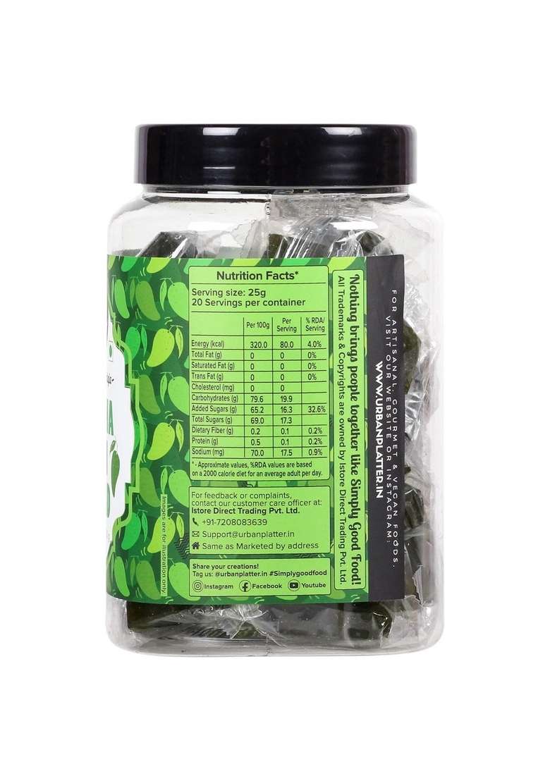 Urban Platter Kachha Aam Papad Keri 500Gram Fresh - Indya