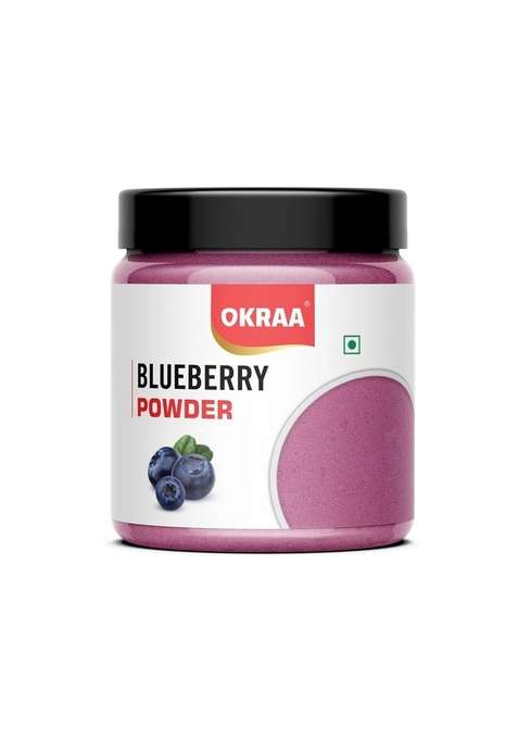 Okraa Blueberry Powder Spray Dried Blueberries 100 Gm