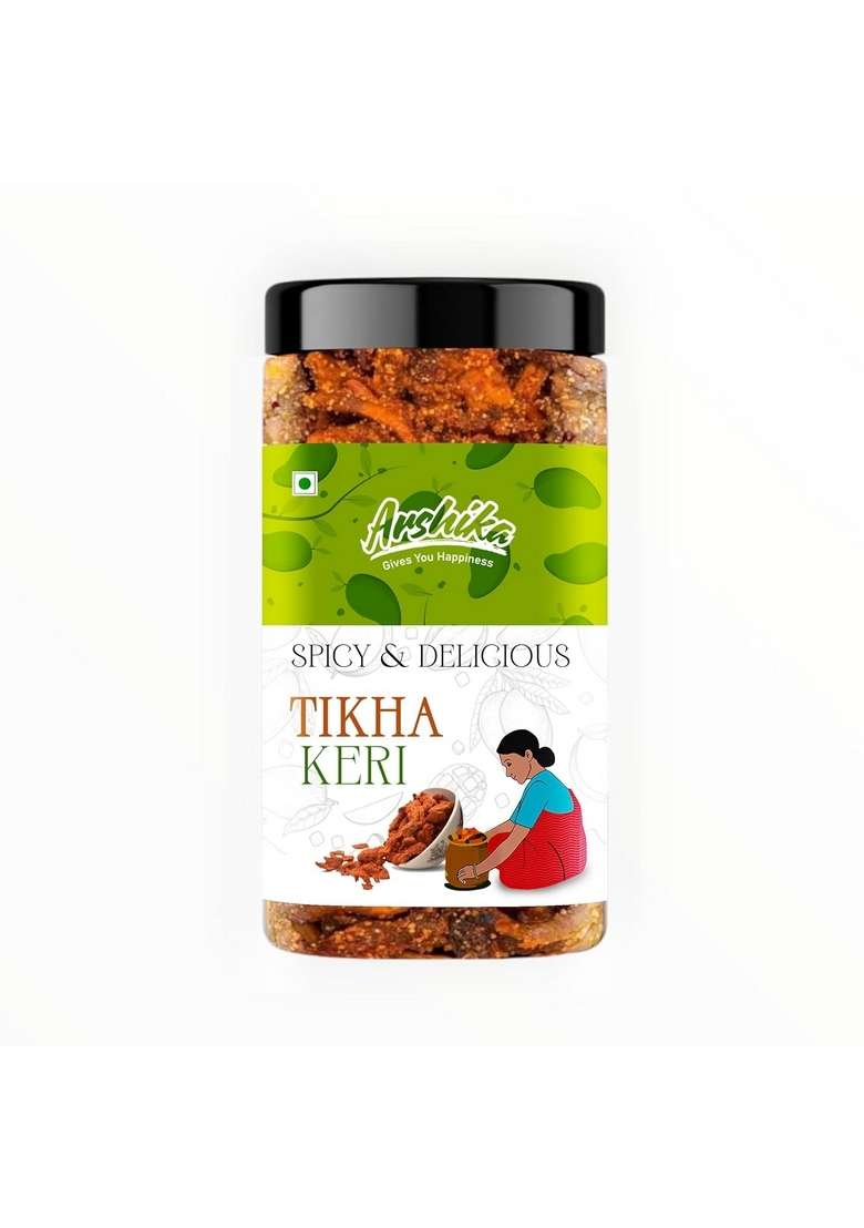 Arshika 100 Orginic Healthy Teekha Keri Mukhwas Pachak Tangy Raw Mango Digestive Churan Pack Of 1 400G - Indya