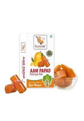 Dry Fruit Hub Aam Papad 1 2Kg Healthy Snacks Aamras Slice Khatta Mitha Real Pulp Mango Ratnagiri Alphonso Hapoos Pack Of 3 Each 400Gm Fresh