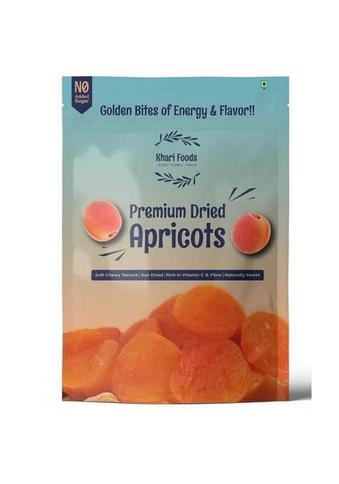 Khari Foods Premium Apricots 200G Sun Dried Khumani High Fibre No Added Sugar Health Snacks